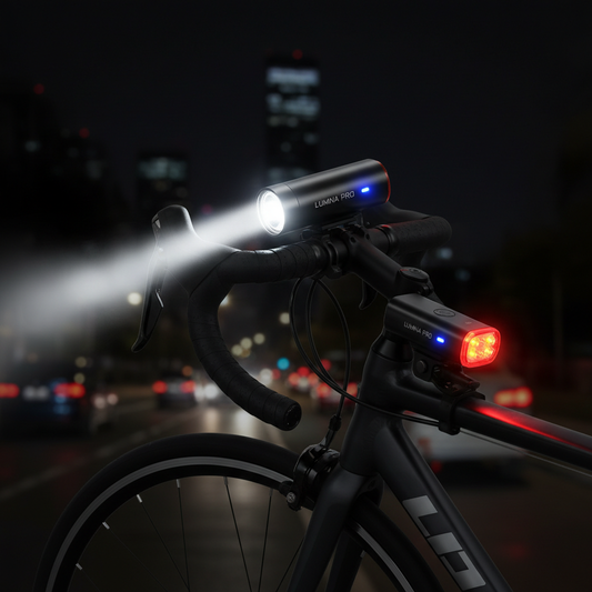 USB Rechargeable Bike Light Set